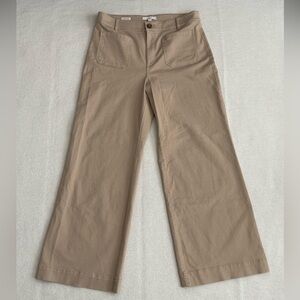 LOFT Women’s Palmer Wide Leg Patch Pocket Khaki Pants